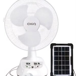 Ventilador recargable con panel solar